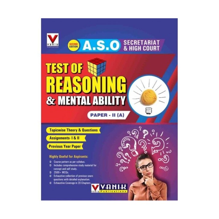 Vanik ASO Reasoning and Mental Ability Book